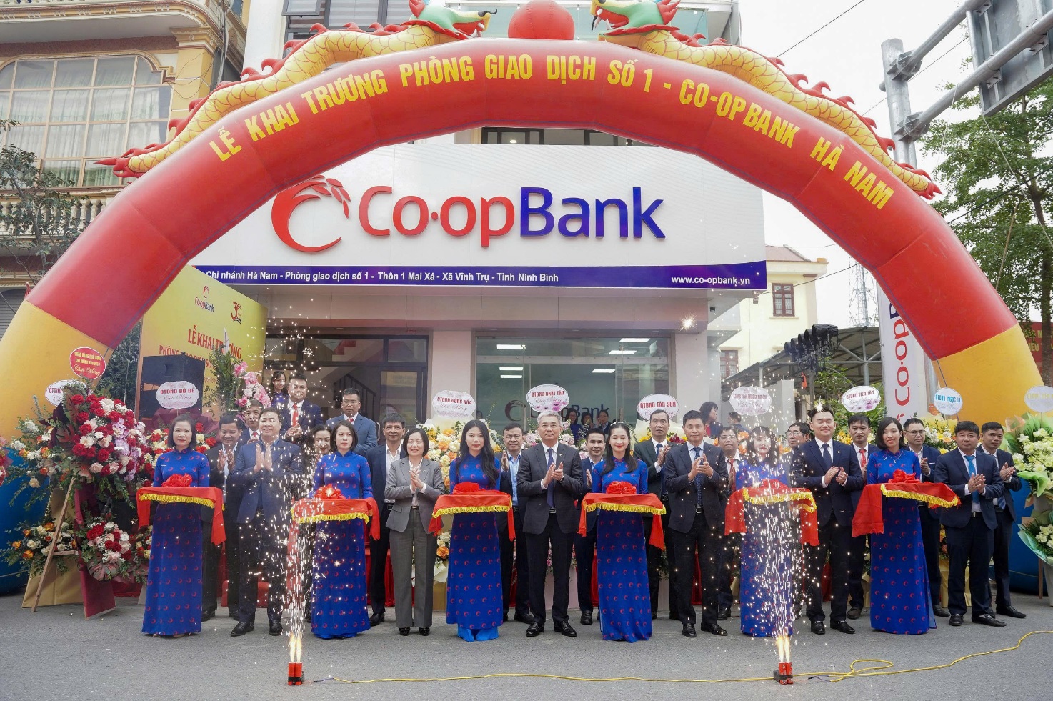 Co-opbank chi nhánh Hà Nam khai trương Phòng giao dịch số 1