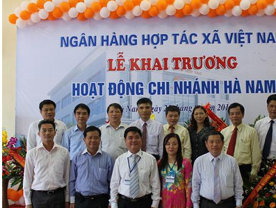 Ngân hàng Hợp tác khai trương hoạt động Chi nhánh Hà Nam