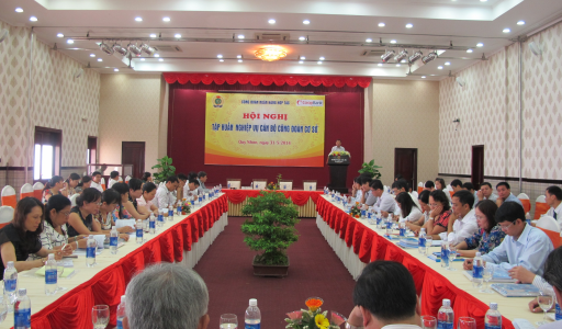 Công đoàn Ngân hàng Hợp tác tổ chức tập huấn nghiệp vụ Công Đoàn năm 2014.