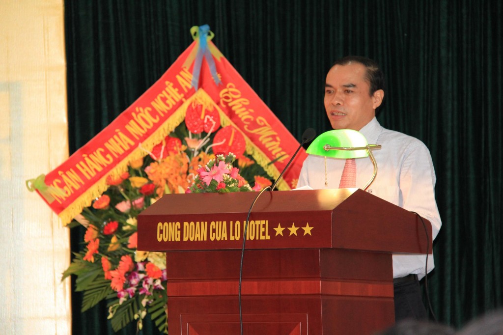 Ông Nguyễn Đồng Tiến, Phó Thống đốc NHNN Việt Nam phát biểu chỉ đạo tại Hội nghị