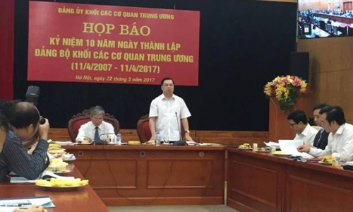 Hướng tới Kỷ niệm 10 năm Ngày thành lập Đảng bộ Khối các Cơ quan Trung ương