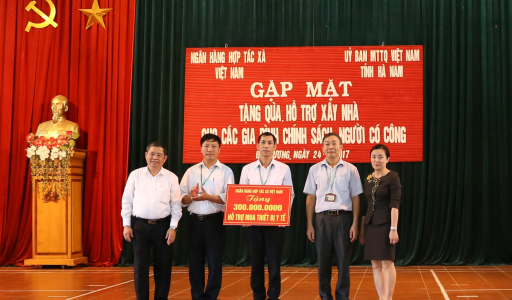 Ngân hàng Hợp tác hỗ trợ người dân khắc phục hậu quả do bão lũ