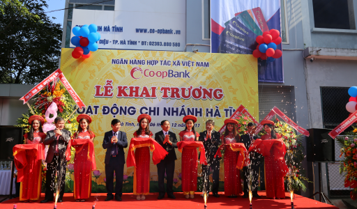 Ngân hàng Hợp tác khai trương hoạt động Chi nhánh Hà Tĩnh