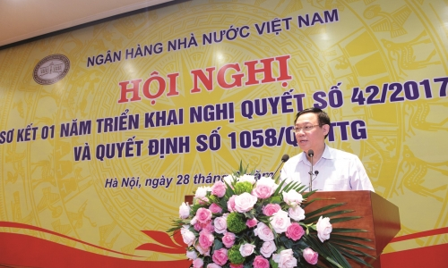 Phó Thủ tướng Vương Đình Huệ: Không đánh mất đà cơ cấu lại các TCTD và xử lý nợ xấu