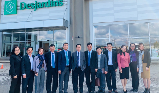 Lãnh đạo Ngân hàng nhà nước và Ngân hàng Hợp tác khảo sát mô hình hệ thống quỹ tín dụng Desjardin (Canada)