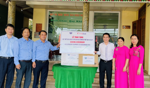 ACCU members’ donation for flood-damaged PCFs in central Vietnam