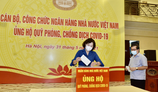 Ngân hàng Nhà nước Việt Nam ủng hộ quỹ phòng, chống Covid-19