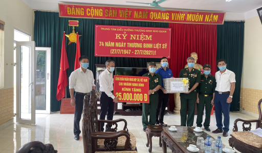 Ngân hàng Hợp tác xã Việt Nam tổ chức các hoạt động đền ơn đáp nghĩa kỷ niệm ngày Thương binh – Liệt sỹ 27/7