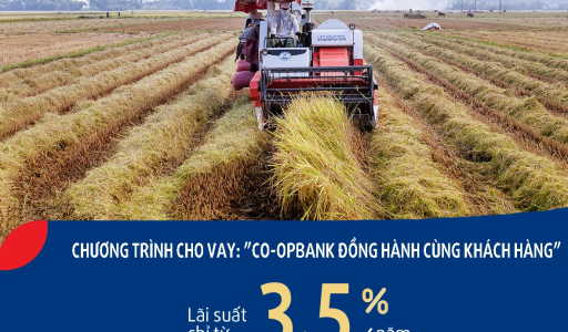 “Co-opBank đồng hành cùng khách hàng”