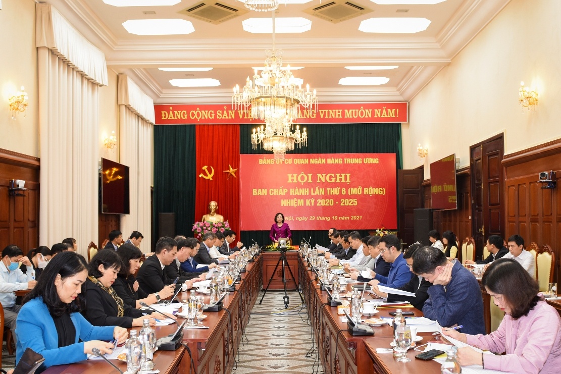 hoi nghi ban chap hanh dang bo co quan ngan hang trung uong lan thu 6