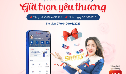 “Co-opBank Mobile Banking – Gửi trọn yêu thương”