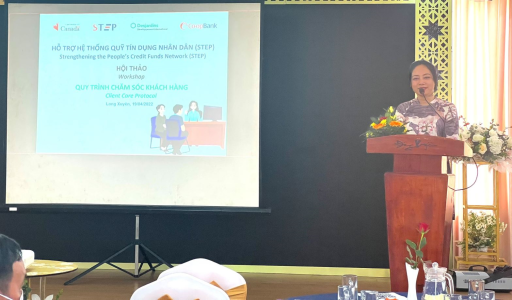 STEP organizes training session for 06 PCFs in An Giang and Dong Thap provinces