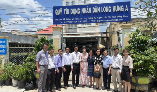 Dự án STEP tập huấn thực địa cho một số QTDND tại  An Giang, Đồng Tháp, Kiên Giang