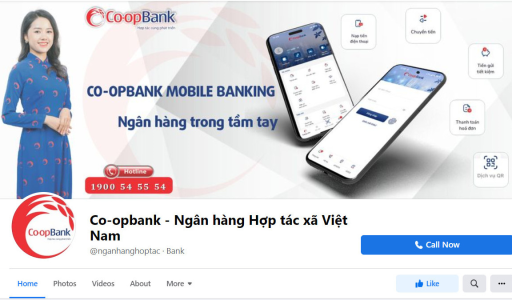 Co-opBank chính thức ra mắt Fanpage Facebook