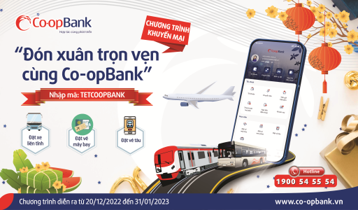 Đón xuân trọn vẹn cùng Co-opbank