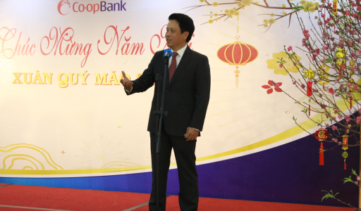 Lãnh đạo NHNN thăm và chúc Tết Co-opBank nhân ngày làm việc đầu tiên của năm mới