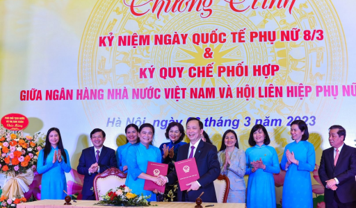 Ký kết Quy chế phối hợp giữa NHNN Việt Nam và Hội Liên hiệp Phụ nữ Việt Nam