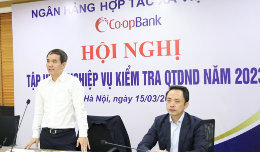 Co-opBank tổ chức Hội nghị tập huấn nghiệp vụ kiểm tra QTDND năm 2023