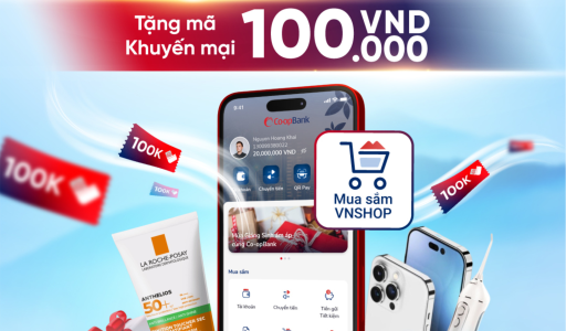 CO-OPBANK TRIỂN KHAI CHƯƠNG TRÌNH KHUYẾN MÃI LỚN NHÂN DỊP RA MẮT TÍNH NĂNG VNSHOP