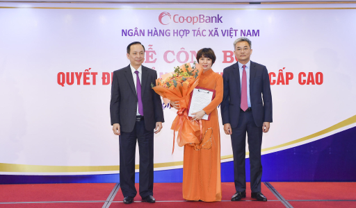 Co-opBank: Công bố quyết định bổ nhiệm nhân sự cấp cao