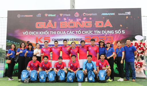 Co-opBank tham gia giải bóng đá nam Khối thi đua tổ chức tín dụng số 5