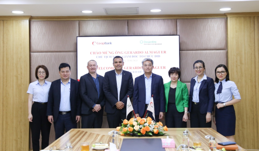 Lãnh đạo Co-opBank làm việc với ông Gerardo Almaguer-Tổng giám đốc DID