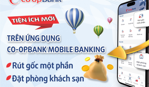 Co-opBank Mobile Banking:   Thêm tính năng hot cho người tiêu dùng thông thái