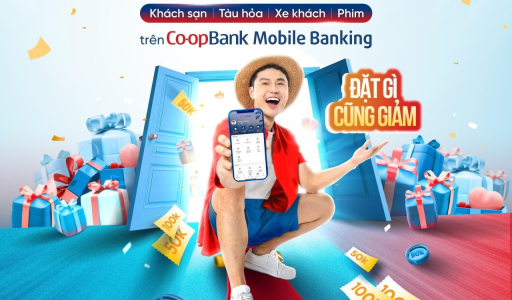 Đại tiệc ưu đãi: Bùng nổ khuyến mại tới 100.000 đồng tại loạt tiện ích trên Co-opBank Mobile Banking