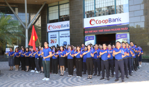 Co-opBank tổ chức lễ xuất quân tham dự Đại hội TDTT ngành Ngân hàng lần thứ nhất