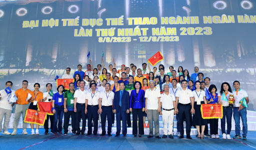 Đại hội Thể dục thể thao ngành Ngân hàng lần thứ nhất năm 2023: Phát huy tinh thần đoàn kết và sức mạnh chung của ngành Ngân hàng