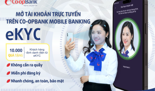 Co-opBank triển khai giải pháp định danh điện tử eKYC