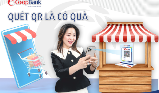 Quét QR Co-opBank là có quà