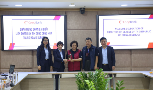 Liên đoàn Quỹ tín dụng Cộng hòa Trung Hoa – CULROC (Đài Loan) thăm và làm việc tại Co-opBank