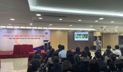 Co-opBank tổ chức Lớp Đào tạo Nhận biết giấy tờ tùy thân giả mạo
