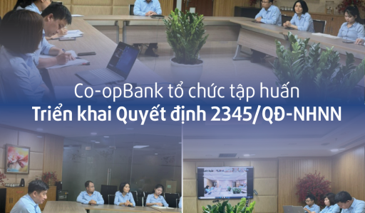 Co-opBank tổ chức tập huấn triển khai Quyết định 2345/QĐ-NHNN