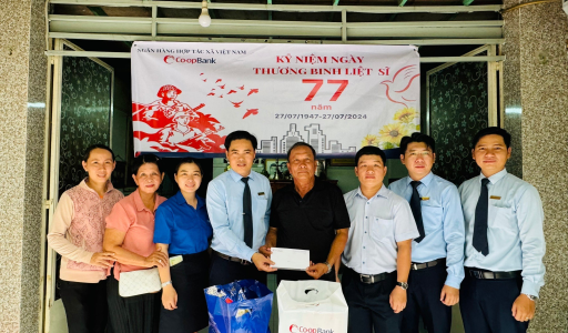 Co-opBank tổ chức nhiều hoạt động đền ơn đáp nghĩa kỷ niệm ngày Thương binh – Liệt sỹ 27/7