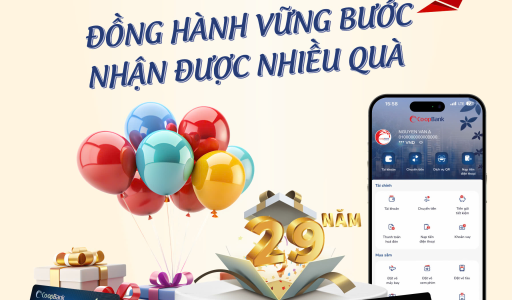 “Đồng hành vững bước, nhận được nhiều quà” cùng Co-opBank