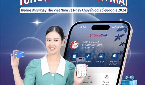Tưng bừng cùng chuỗi khuyến mại của Co-opBank hưởng ứng Ngày Chuyển đổi số quốc gia và Ngày Thẻ Việt Nam 2024