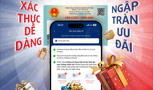 Xác thực dễ dàng, ngập tràn ưu đãi
