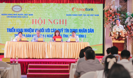 Co-opBank và NHNN khu vực 8 tổ chức Hội nghị triển khai nhiệm vụ đối với các QTDND