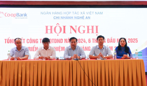 Co-opBank Nghe An Branch Organizes Conference to Review PCF Activities in 2024, First Half of 2025, and Deploy Tasks for the Second Half of 2025