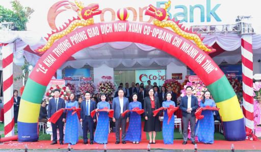 Co-opBank chi nhánh Hà Tĩnh khai trương Phòng giao dịch Nghi Xuân