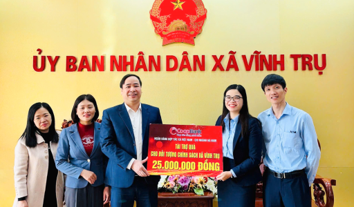 Co-opBank Chi nhánh Hà Nam triển khai hoạt động an sinh xã hội nhân dịp Tết Nguyên đán Bính Ngọ 2026