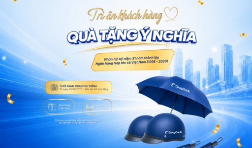 Tri ân gắn kết – Nhận quà ý nghĩa cùng Co-opBank nhân dịp kỷ niệm 31 năm thành lập