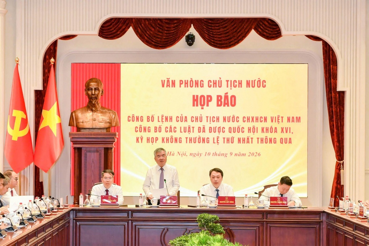109 Cong Bo Lenh Cua Chu Tich Nuoc Ve Luat Sua Doi Bo Sung Mot So Dieu Cua Luat Ngan Hang Nha Nuoc Viet Nam20260910150629