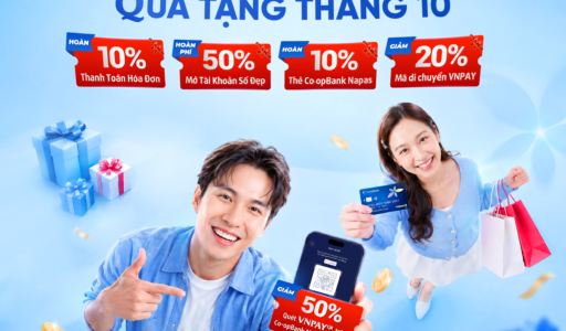 Tháng 10 rực rỡ – Nhận ngàn quà tặng từ Co-opBank