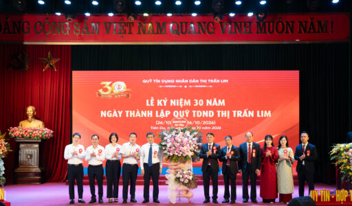 Co-opBank tham dự Lễ kỷ niệm 30 năm thành lập QTDND Thị trấn Lim